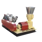 Sturdy and durable small diesel wood pellet machine (home use)