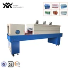Semi automatic sealer and shrink tunnel shrink film wrapping machine