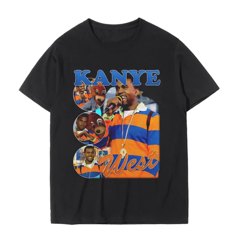 Kanye West Black T Shirt Hip Hop Streetwear Male T-Shirt Men Rapper Casual Women Tops Tee
Kanye West Black T Shirt Hip Hop Streetwear Male T-Shirt Men Rapper Casual Women Tops Tee