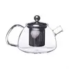 Custom wholesale Hotel use teapot metal with SS strainer