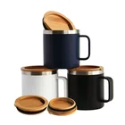 Coffee Coffee Mug Price No Plastic Eco-friendly 304 Stainless Steel Reusable Bamboo Mug Coffee Cup