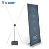 Aluminum Display Quality Korean Style Promoting Horizontal X Banner Stand