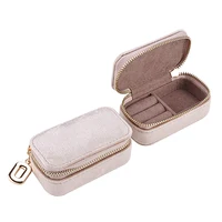 Custom Logo jewellery ring box for gift Small Velvet portable cheap jewelry case travel
Custom Logo jewellery ring box for gift Small Velvet portable cheap jewelry case travel