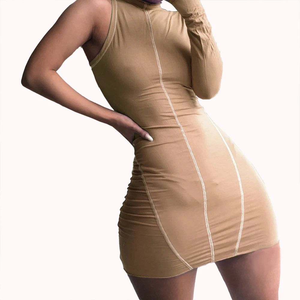 XLLAIS One Shoulder Sexy Bodycon Dress Skew Collar Long Sleeve Mini Women Dress Casual Club Party Dress Short
XLLAIS One Shoulder Sexy Bodycon Dress Skew Collar Long Sleeve Mini Women Dress Casual Club Party Dress Short