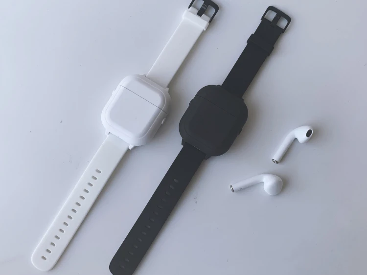 A01 Wearable Wristband Smart Watch TWS Earphone Auto Pairing Removeable Charging Box BT 5.0 for iPhone Huawei Xiaomi - ANKUX.COM