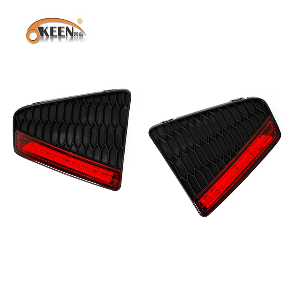 KEEN Rear Bumper Reflector Light for 2014 2015 Fit/Jazz led Car Tail light Brake Stop 12V led