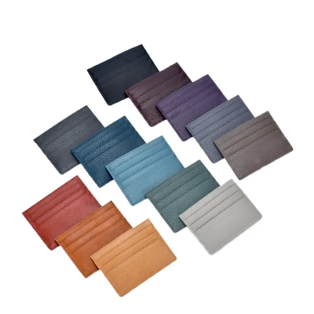 Leather Card Holder All-match Simple multi-card-slot Lightweight Card Holder For Male And Female, Customized
Leather Card Holder All-match Simple multi-card-slot Lightweight Card Holder For Male And Female, Customized