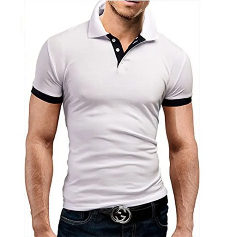 Plus Size 5XL Summer Short Sleeve Tops T Shirt Men Clothing Fashion Slim Solid Color Business Casual POLO Shirt, Customized color
Plus Size 5XL Summer Short Sleeve Tops T Shirt Men Clothing Fashion Slim Solid Color Business Casual POLO Shirt, Customized color