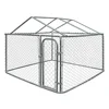 Galvanized Steel Dog Kennel with Panels for Running