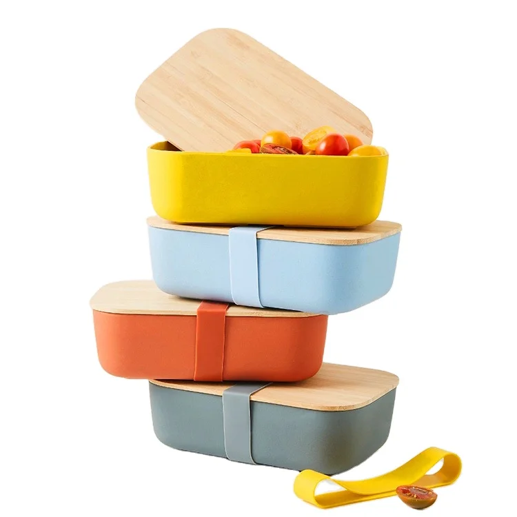 Wholesale Food Container BPA Free Plastic Bamboo Lid Microwave safe Lunch Bento Box
Wholesale Food Container BPA Free Plastic Bamboo Lid Microwave safe Lunch Bento Box