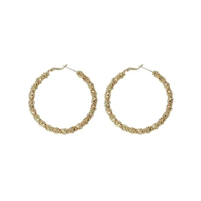 New Design Round C Circle Gold Plated Fashion Big Hoop Earrings Wrapped Diamond Earrings
New Design Round C Circle Gold Plated Fashion Big Hoop Earrings Wrapped Diamond Earrings