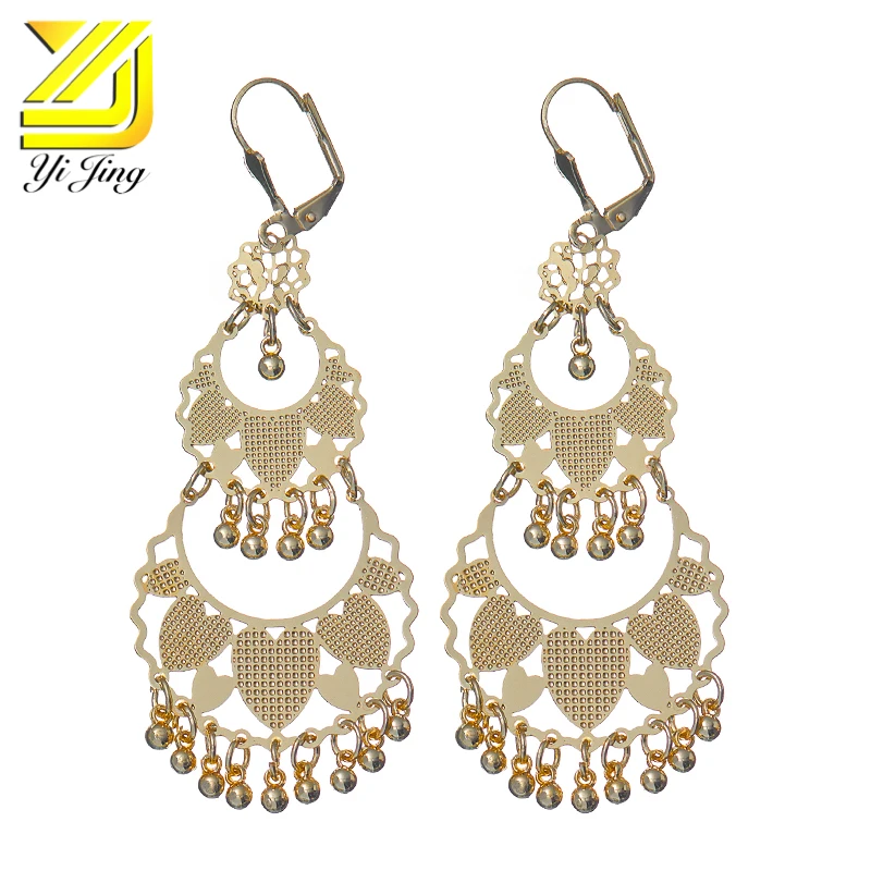 Golden Plated High Quality Fashion Hot Sale Charm Religious Jewelry with 3-layers dropping earrings
Golden Plated High Quality Fashion Hot Sale Charm Religious Jewelry with 3-layers dropping earrings
