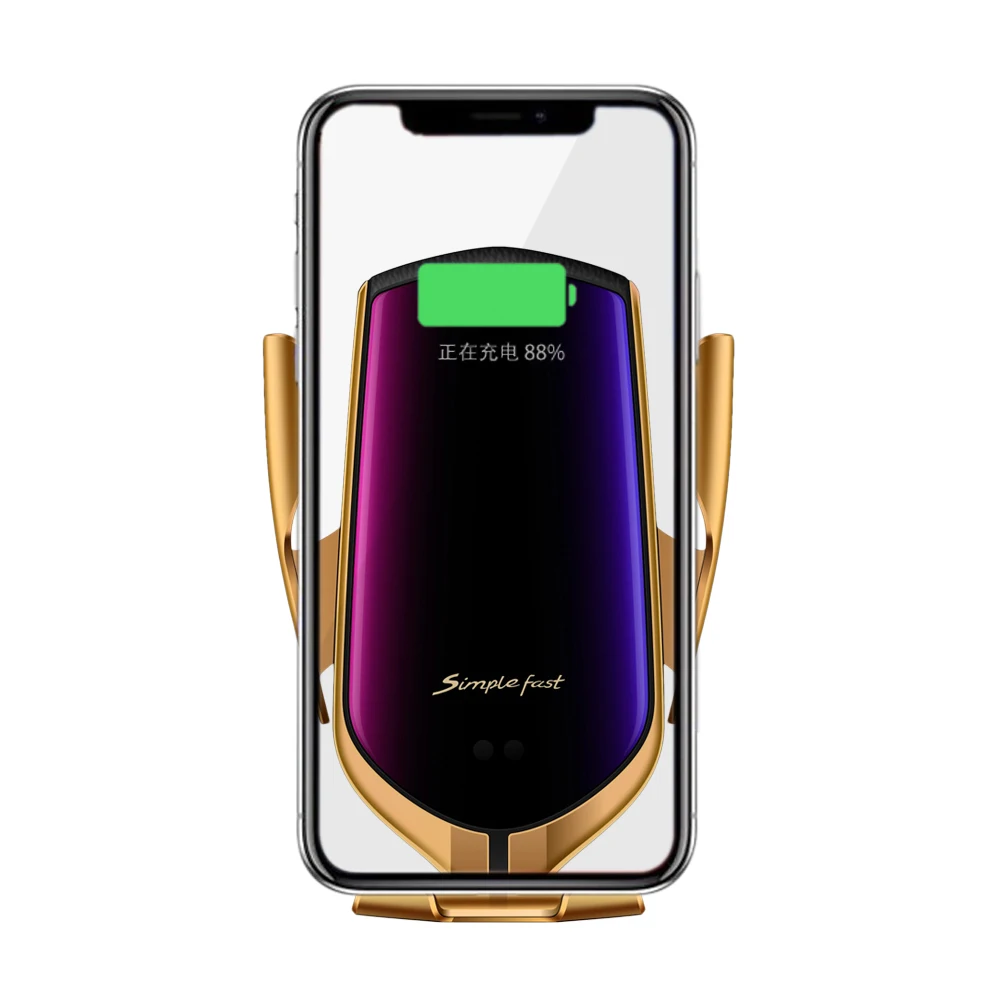 Hot Selling 10W Wireless Car Charger R1 Automatic Clamping Fast Charging Phone Holder Mount in Car for Smart Phone
Hot Selling 10W Wireless Car Charger R1 Automatic Clamping Fast Charging Phone Holder Mount in Car for Smart Phone
