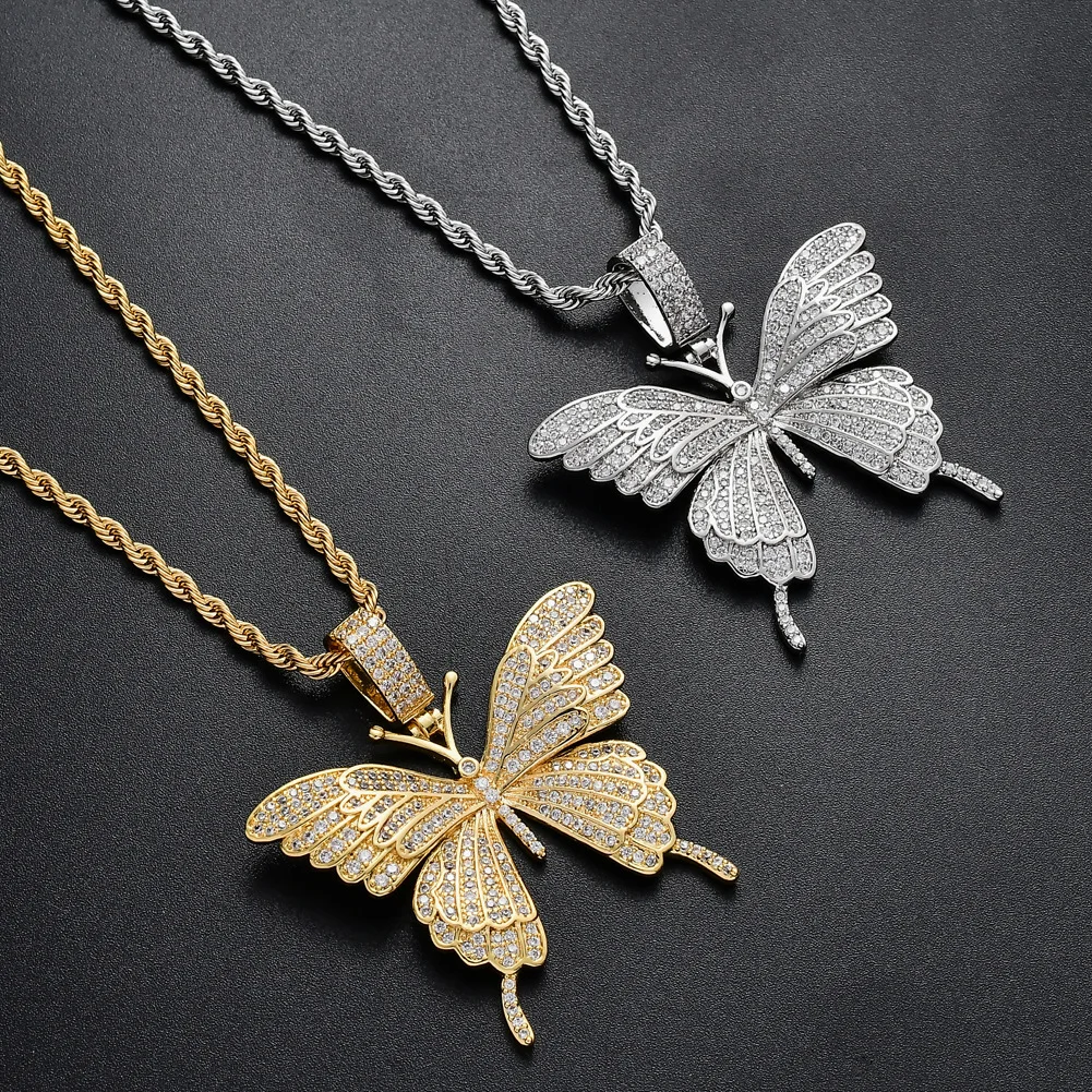 Luxury Zirconia Jewelry Neck Chain Hip Hop Fashion Diamond Butterfly Necklace Jewellry Glitter Gold Chain Choker Necklace, Picture
Luxury Zirconia Jewelry Neck Chain Hip Hop Fashion Diamond Butterfly Necklace Jewellry Glitter Gold Chain Choker Necklace, Picture