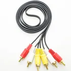 XINPHONE high grade quality 3rca to 3rca male audio video cable