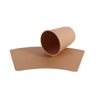 kraft paper pe coated brown cup fan paper