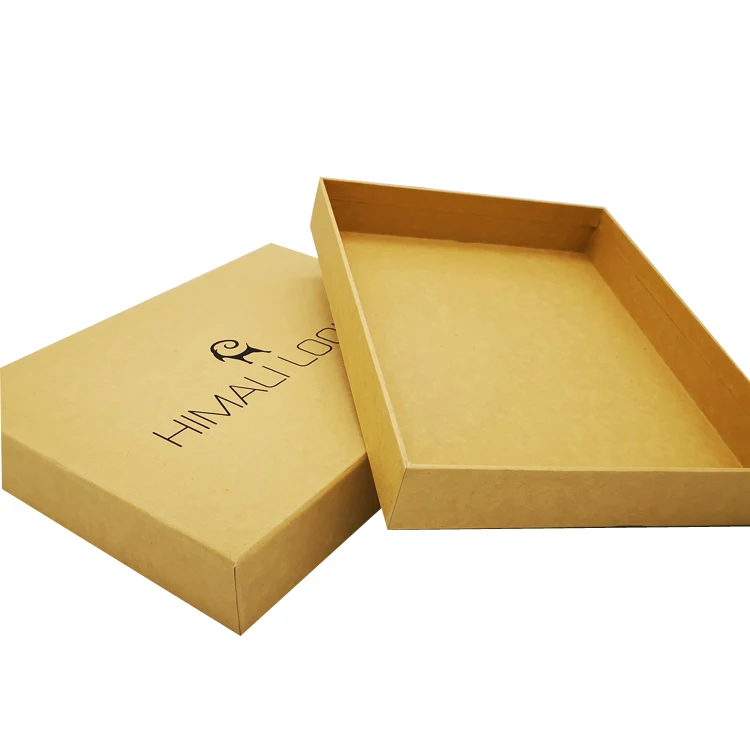 paper packaging t shirt gift box with printed embossed logo