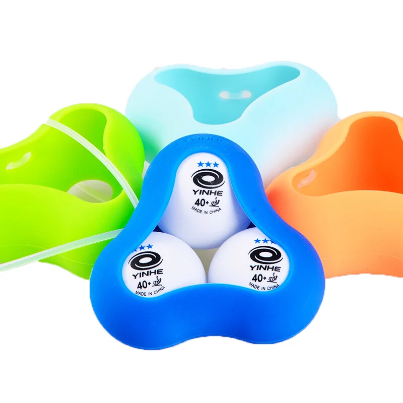 Original Yinhe table tennis NO. 9997 colorful ball rubber case box holder three balls ease to carry light, Orange/blue/green/light blue
Original Yinhe table tennis NO. 9997 colorful ball rubber case box holder three balls ease to carry light, Orange/blue/green/light blue