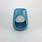 White Modern Design White Glazed Essential Fragrance Ceramic Oil Burner For Wholesale