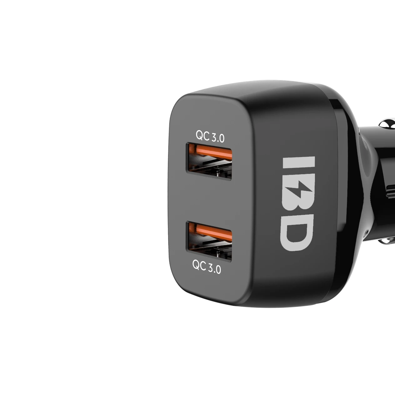 36W Dual Ports QC 3.0 smart Electric 3A mobile phone led car charger for iphone, Black
36W Dual Ports QC 3.0 smart Electric 3A mobile phone led car charger for iphone, Black