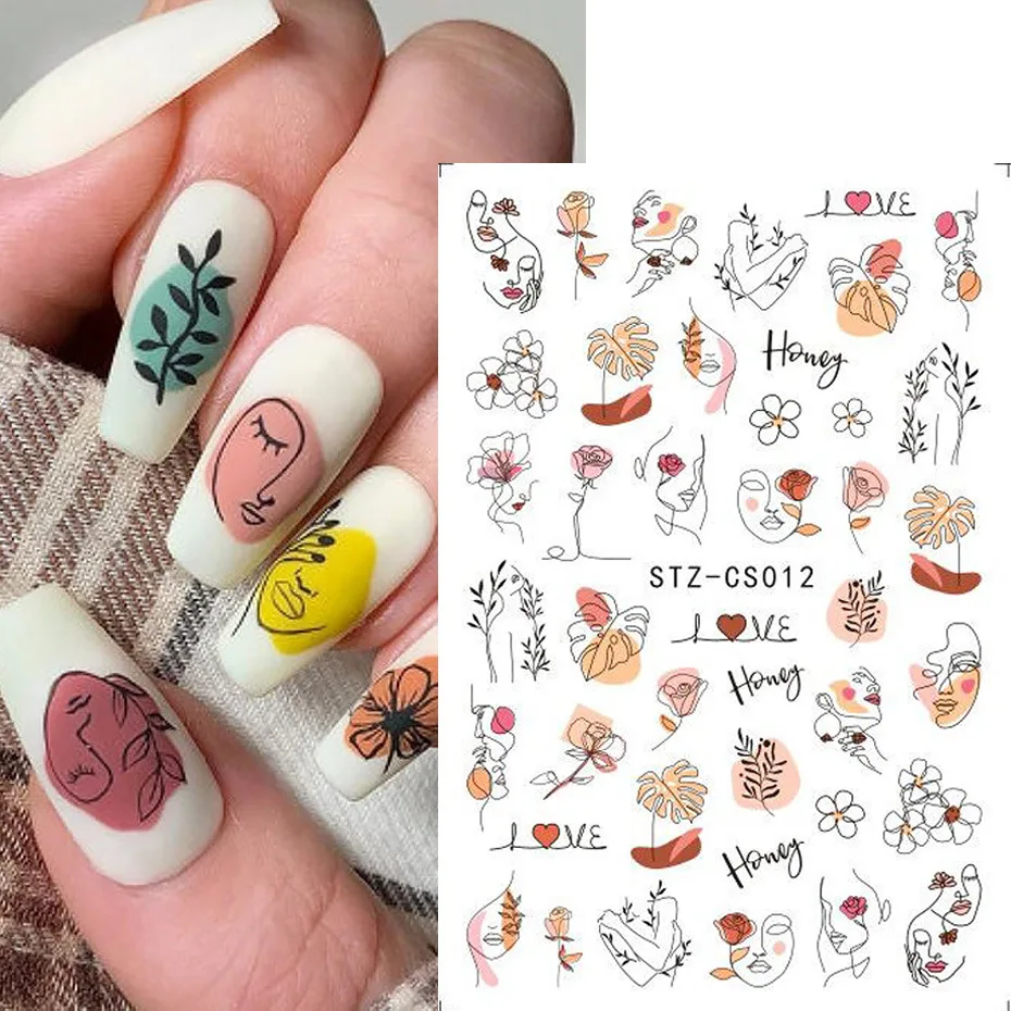 Nail Water Sticker DIY Black Abstract Image Nail Art Paper Decoration Manicure Tattoos Creative Designs Watermark Decals Tool, Optional
Nail Water Sticker DIY Black Abstract Image Nail Art Paper Decoration Manicure Tattoos Creative Designs Watermark Decals Tool, Optional