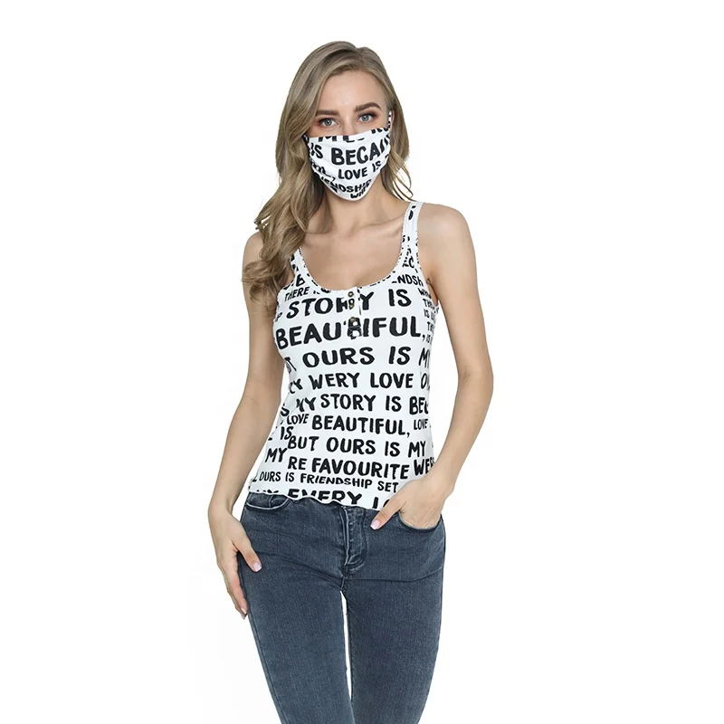 Crew Neck Sexy Tshirt Design Print Fashion Polyester Sleeveless Top Woman Fit T Shirt
Crew Neck Sexy Tshirt Design Print Fashion Polyester Sleeveless Top Woman Fit T Shirt