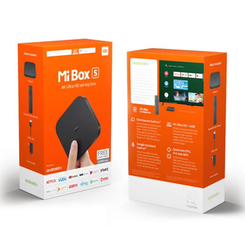Global Version Xiaomi Mi TV Box S 2GB 8GB Android 8.1 Smart TV Box S 4K HD Set Top Xiaomi Mi Box S
Global Version Xiaomi Mi TV Box S 2GB 8GB Android 8.1 Smart TV Box S 4K HD Set Top Xiaomi Mi Box S