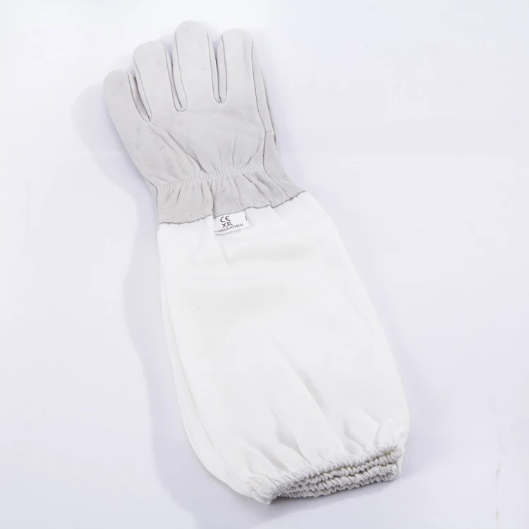 New style hot sale sheepskin bee gloves