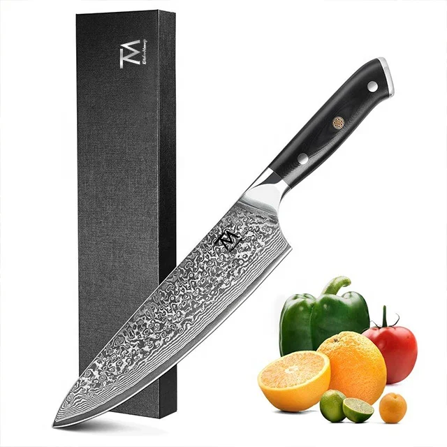 8 Inch Professional Damascus Steel Meat Cutting Knives Custom Kitchen Cooking Chef Knife
8 Inch Professional Damascus Steel Meat Cutting Knives Custom Kitchen Cooking Chef Knife