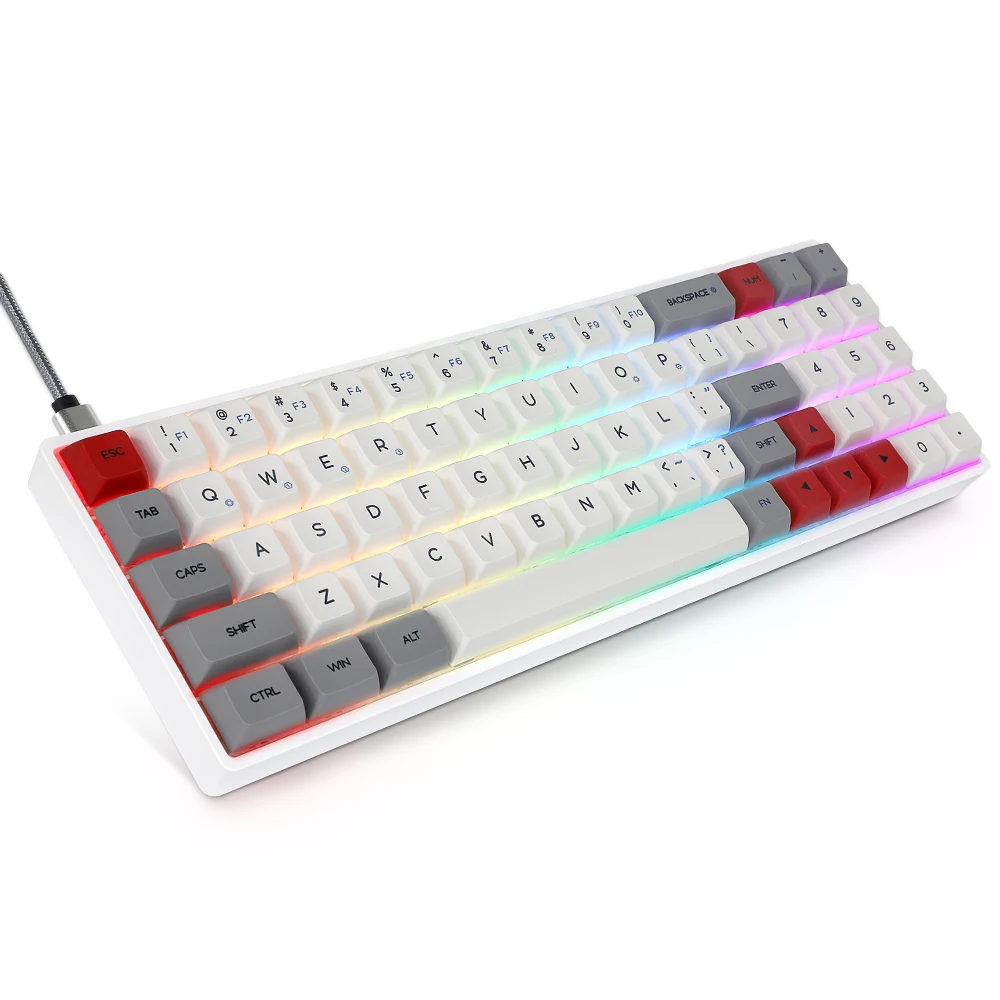 SKYLOONG SK71 Customizable RGB Backlight Portable For PC Gamer Mechanical Mini Computer Gaming Keyboard, Black/ white
SKYLOONG SK71 Customizable RGB Backlight Portable For PC Gamer Mechanical Mini Computer Gaming Keyboard, Black/ white