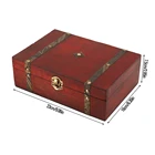 Custom Cheap Vintage Treasure Chest Wooden Box Storage