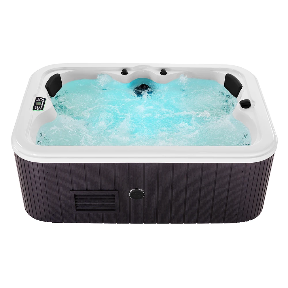 outdoor-whirlpool two lounge hot tub adult massage 2 person whirlpool hot tub outdoor spa bath