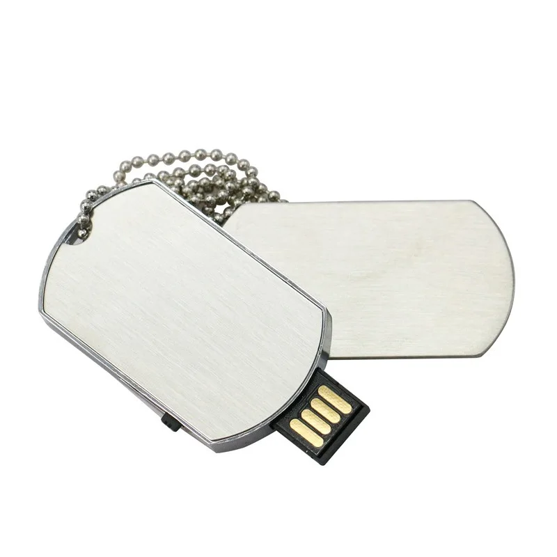 Custom Logo USB 2.0 Dog Tag Memories Pendrive 1GB-32G Memory 8 Silver Metal Military Dog Tag Memories Usb 64Gb
Custom Logo USB 2.0 Dog Tag Memories Pendrive 1GB-32G Memory 8 Silver Metal Military Dog Tag Memories Usb 64Gb