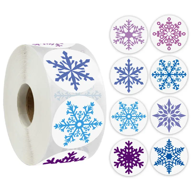 Christmas snowflake stickers for sealing Christmas shopping bags gift boxes candy packs
Christmas snowflake stickers for sealing Christmas shopping bags gift boxes candy packs