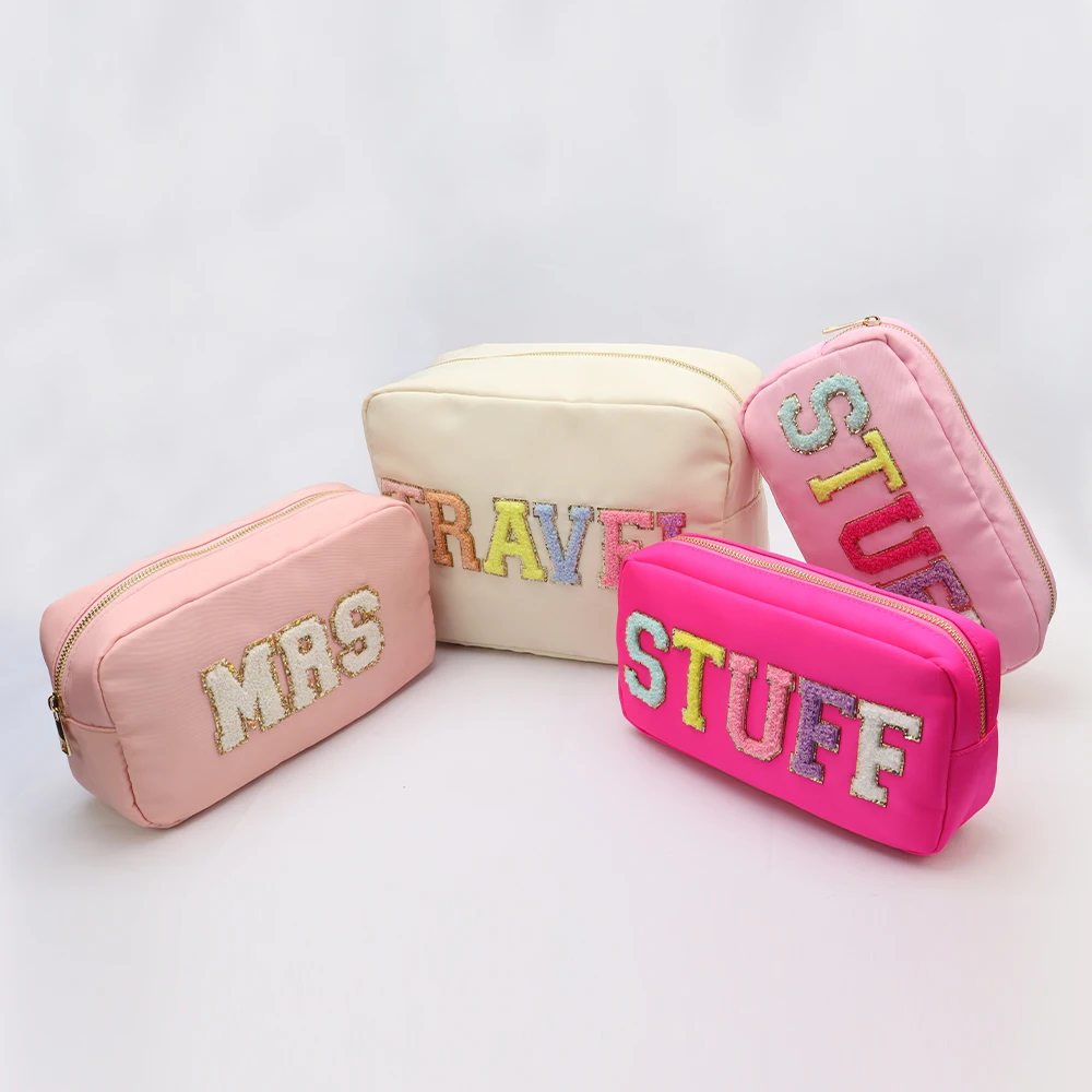 RTS 18 Colors Option Fashion Personalized Nylon Zipper Pouch Waterproof Cosmetic Bag Trolley Case Make Up Pouch
RTS 18 Colors Option Fashion Personalized Nylon Zipper Pouch Waterproof Cosmetic Bag Trolley Case Make Up Pouch