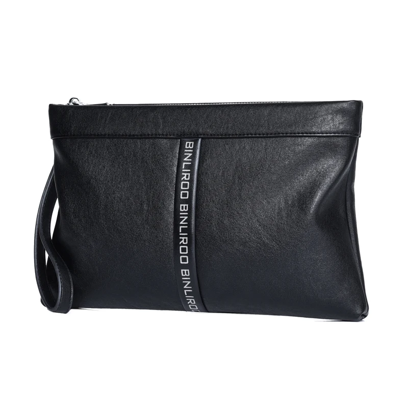 Men's black atmospheric portable large capacity wallet, hand bag, card bag, multi-purpose, can support customized logo
Men's black atmospheric portable large capacity wallet, hand bag, card bag, multi-purpose, can support customized logo
