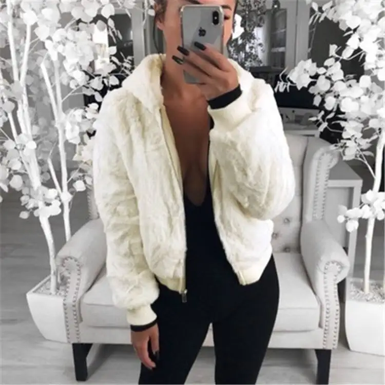 New Faux Fur Women Coat With Hood Pocket High Waist Fashion Slim Black Red Pink Faux Fur Jacket Rabbit Fur Coats
New Faux Fur Women Coat With Hood Pocket High Waist Fashion Slim Black Red Pink Faux Fur Jacket Rabbit Fur Coats