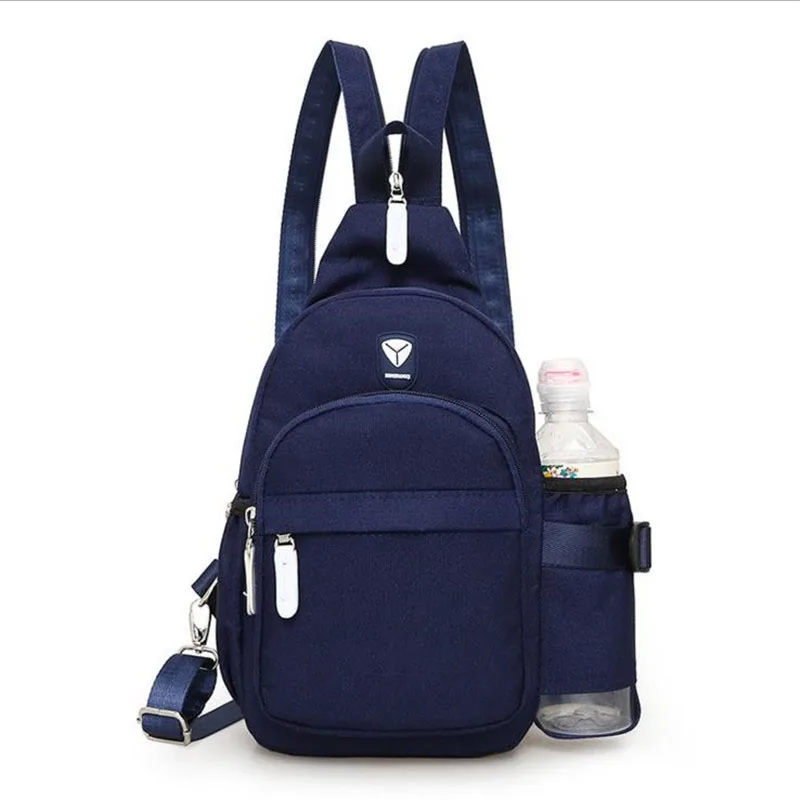 Nylon Solid Color Waterproof Crossbody Bag Sling Shoulder Backpack With Water Bottle Holder, Purple, black, navy , magenta 
Nylon Solid Color Waterproof Crossbody Bag Sling Shoulder Backpack With Water Bottle Holder, Purple, black, navy , magenta