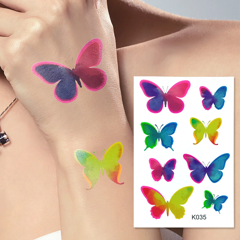 Wholesale color tattoo stickers waterproof body art cute butterfly girl color temporary tattoo stickers
Wholesale color tattoo stickers waterproof body art cute butterfly girl color temporary tattoo stickers