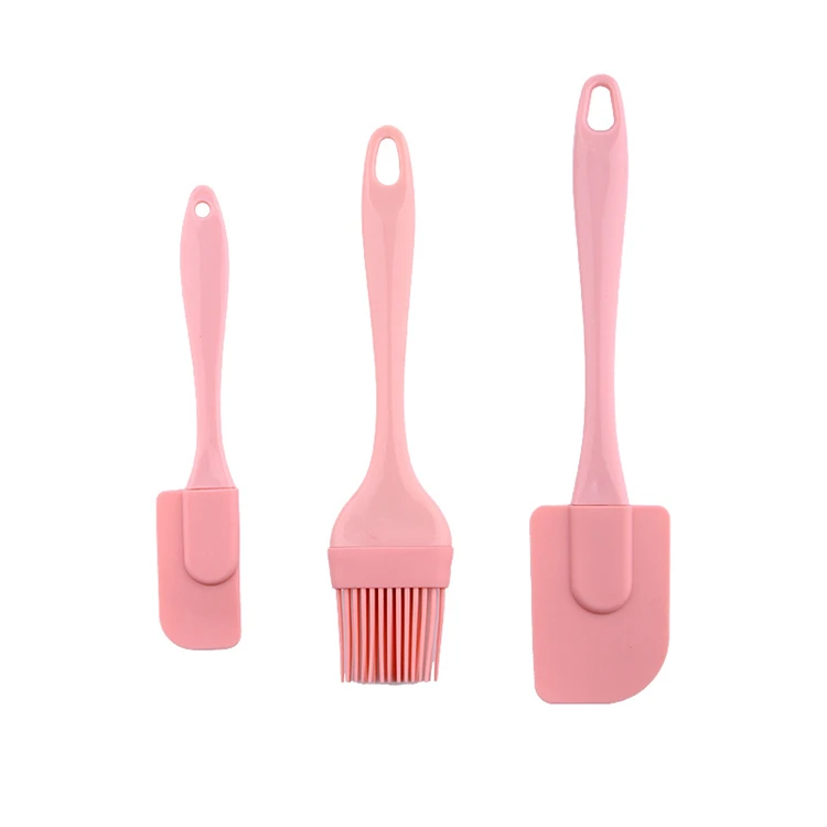 3 pieces set silicone cake scraper tool set with spatula and brush for baking, Green , pink
3 pieces set silicone cake scraper tool set with spatula and brush for baking, Green , pink