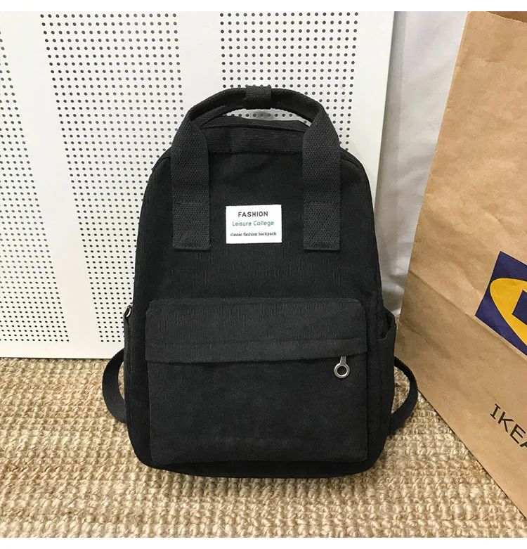 Drop Shipping Fashion Corduroy Women Backpack Casual Large Capacity School Bag For College Girls, Variety of colors
Drop Shipping Fashion Corduroy Women Backpack Casual Large Capacity School Bag For College Girls, Variety of colors