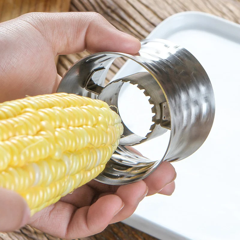 Stainless Steel Corn Peeler Corn Planer Separator Thresher Kitchen Accessories, As photo
Stainless Steel Corn Peeler Corn Planer Separator Thresher Kitchen Accessories, As photo