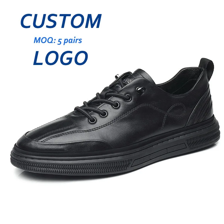 Wholesale trendy fashion custom logo genuine leather soft flat walking style shoes for men
Wholesale trendy fashion custom logo genuine leather soft flat walking style shoes for men