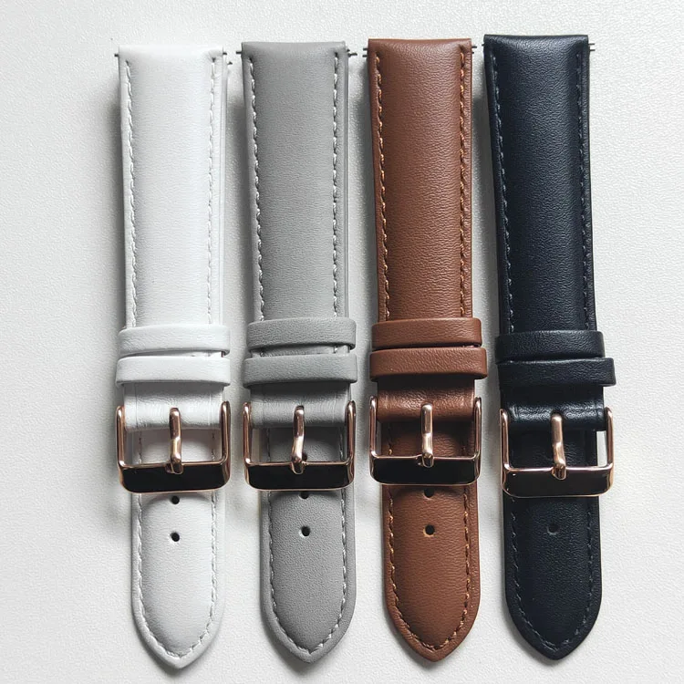 Stock High Quality 20mm Watch Band Genuine Leather Watch Strap With Quick Release Spring Bar
Stock High Quality 20mm Watch Band Genuine Leather Watch Strap With Quick Release Spring Bar