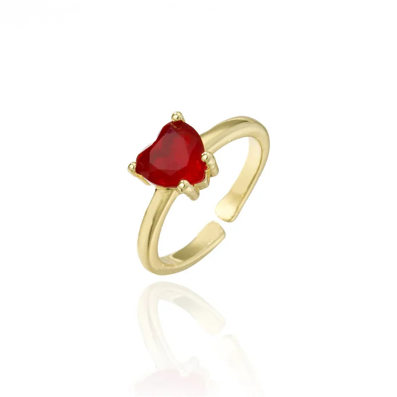 Retro Style Red Green Clear Crystal Heart Open Ring Resizable Gold Plated Heart Ruby Emerald Ring
Retro Style Red Green Clear Crystal Heart Open Ring Resizable Gold Plated Heart Ruby Emerald Ring