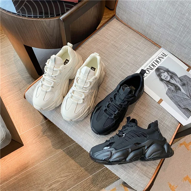 Black Leather female casual ladies Footwear Women's Fashion Sneakers sneakers for women's Sports Shoes, As the pictures show
Black Leather female casual ladies Footwear Women's Fashion Sneakers sneakers for women's Sports Shoes, As the pictures show