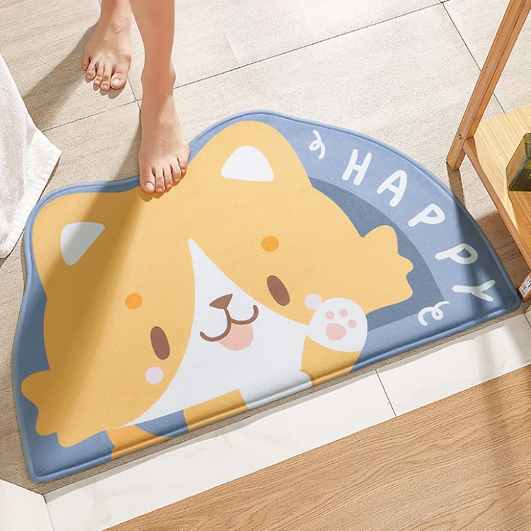 Fashionable Friends Series Semicircular Happy Kitty Anti-Fatigue Mat Cartoon Circle Door Mat
Fashionable Friends Series Semicircular Happy Kitty Anti-Fatigue Mat Cartoon Circle Door Mat