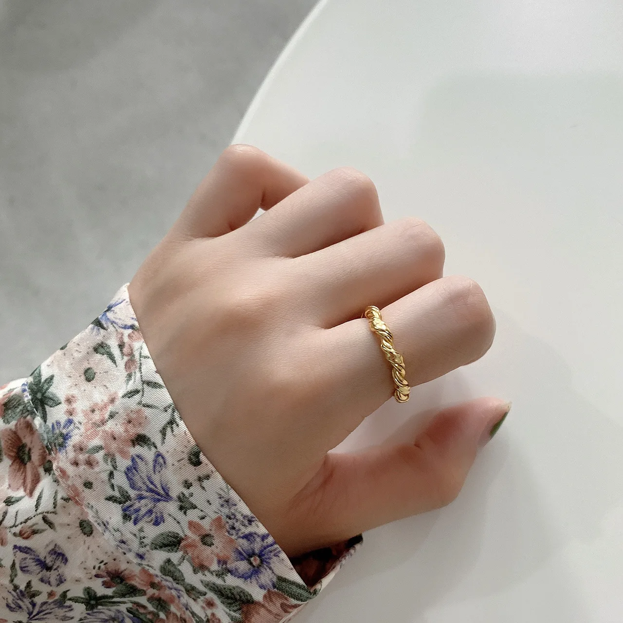 18k Gold Plated Adjustable 925 Sterling Silver Handmade Knotted Ring Minimalist Ring for Women Gold Silver Fashion Accessories, Silver, gold
18k Gold Plated Adjustable 925 Sterling Silver Handmade Knotted Ring Minimalist Ring for Women Gold Silver Fashion Accessories, Silver, gold