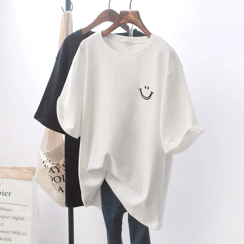 Custom Oversized Drop Shoulder Women Half Sleeve T Shirts Printed Plain Ladies Cotton T-shirt Blank Loose Fit Girls' T-shirts, Picture
Custom Oversized Drop Shoulder Women Half Sleeve T Shirts Printed Plain Ladies Cotton T-shirt Blank Loose Fit Girls' T-shirts, Picture