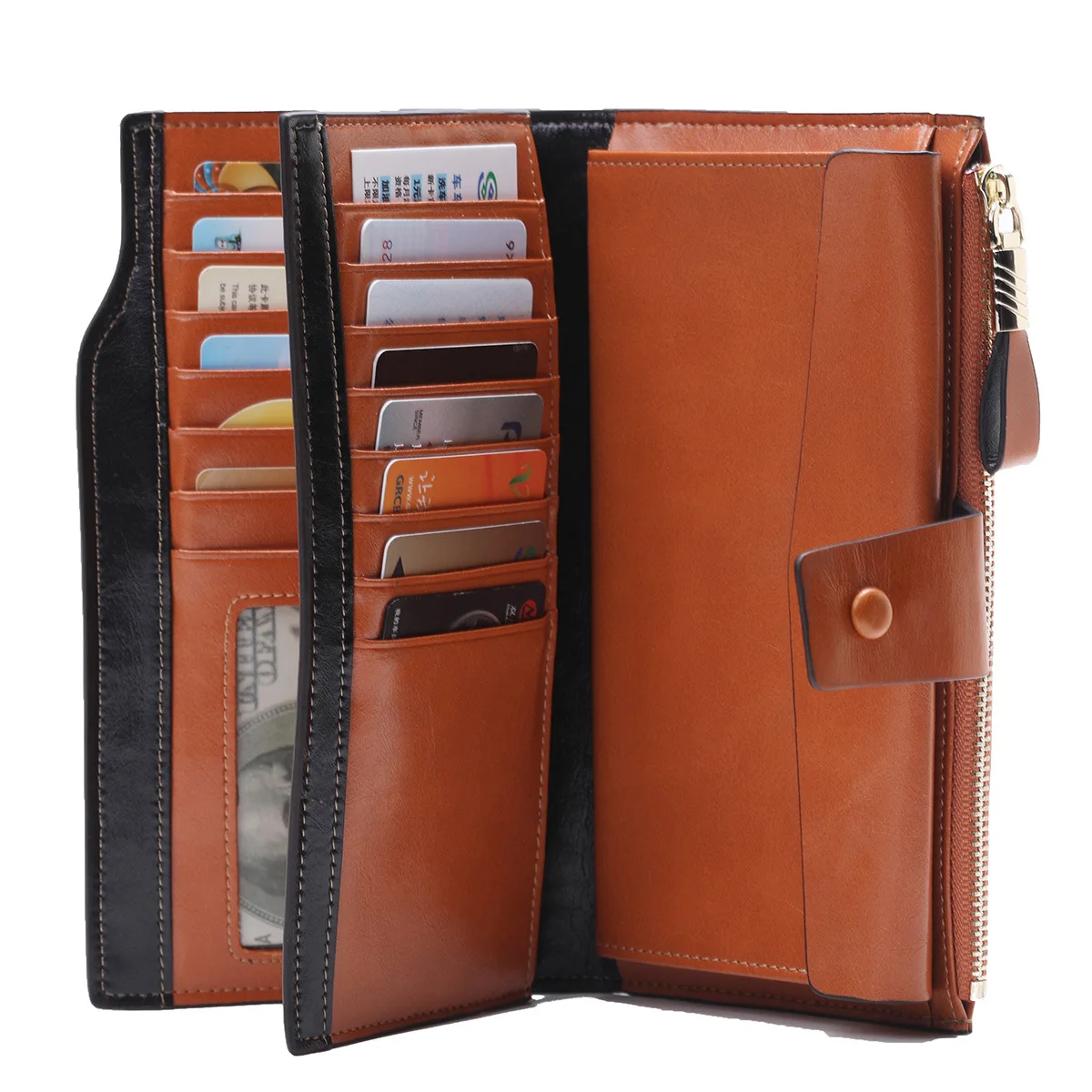 Westal 8236 Clutch Female Genuine Leather Women's Wallets Long Purse for Women Cardholder Zip Phone Wallets Money Bags Carteira
Westal 8236 Clutch Female Genuine Leather Women's Wallets Long Purse for Women Cardholder Zip Phone Wallets Money Bags Carteira